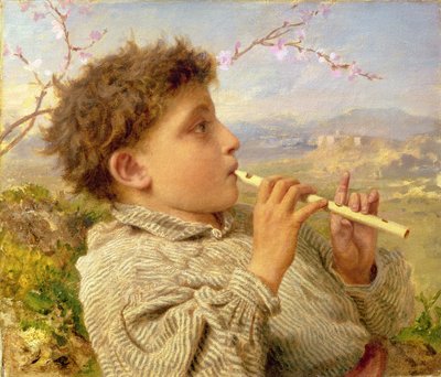 Shepherd Piper, 1881 by Sophie Gengembre Anderson